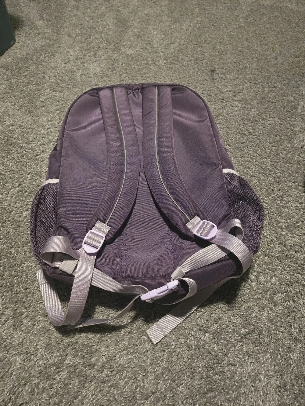 L.L. Bean Purple Backpack with Light Gray Accents